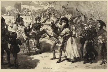 Día de mayo en el siglo XV
